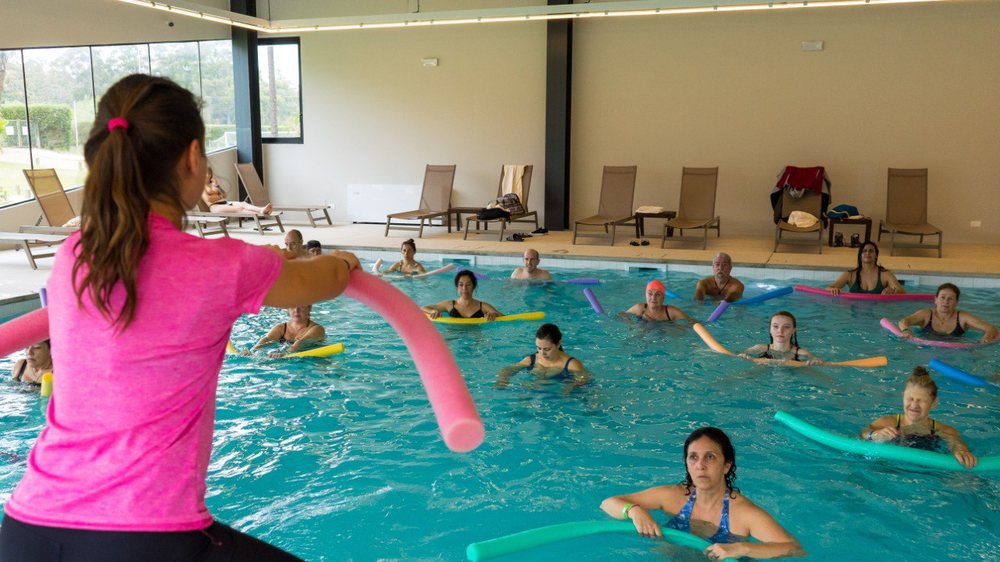 Aquagym en pileta climatizada Solanas