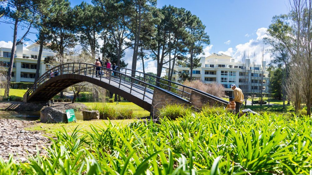 Parque y puente en Solanas Punta del Este