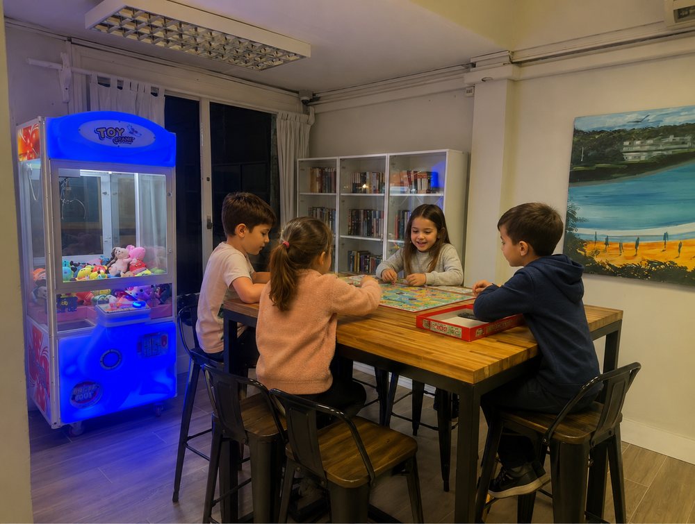 Sala de juegos en Solanas