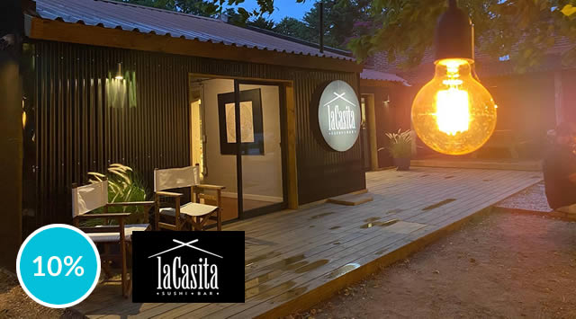 10% de ahorro en La Casita Sushi Bar